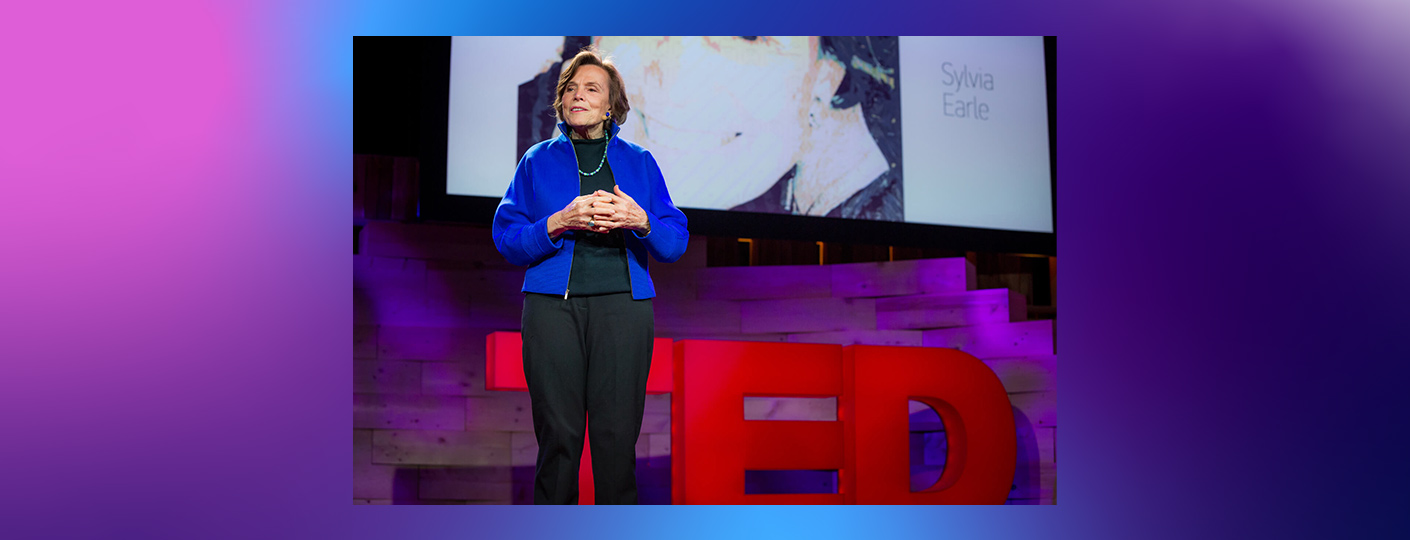 TED 30 all star stage Sylvia Earle